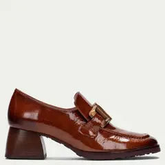 HISPANITAS - Zapato Casual Mujer Cuero Café