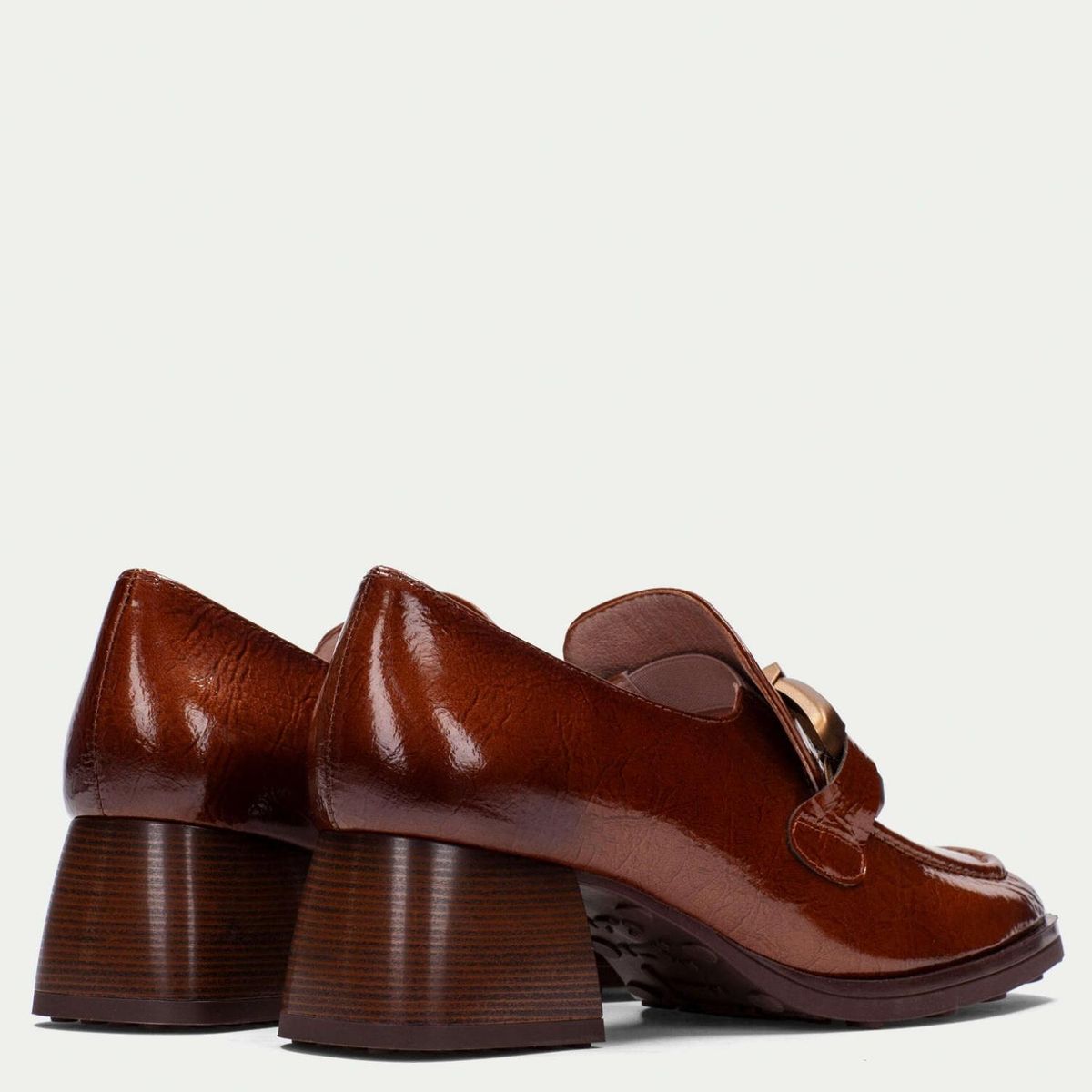 HISPANITAS - Zapato Casual Mujer Cuero Café Hispanitas