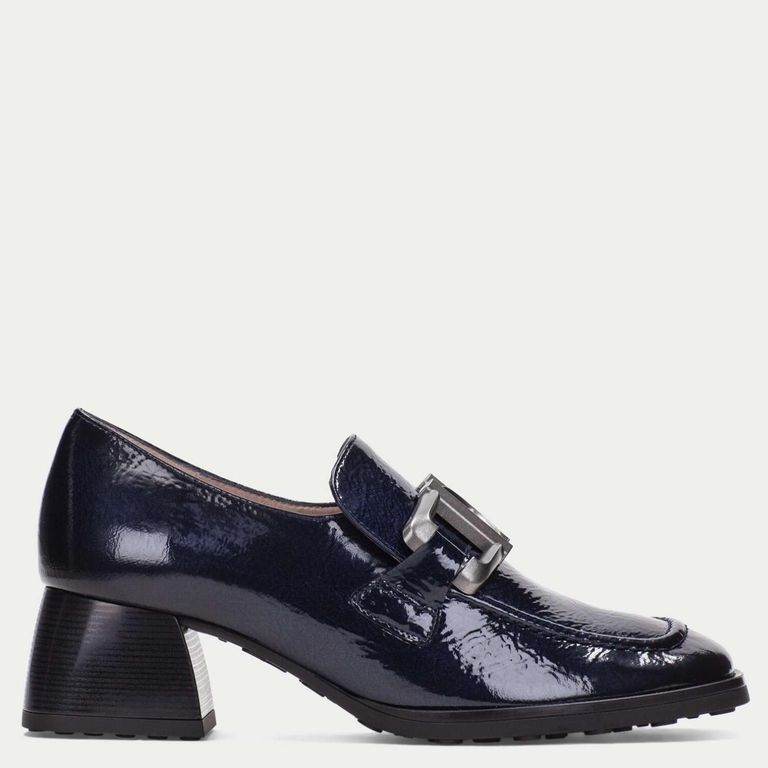 HISPANITAS Zapato Casual Mujer Cuero Azul