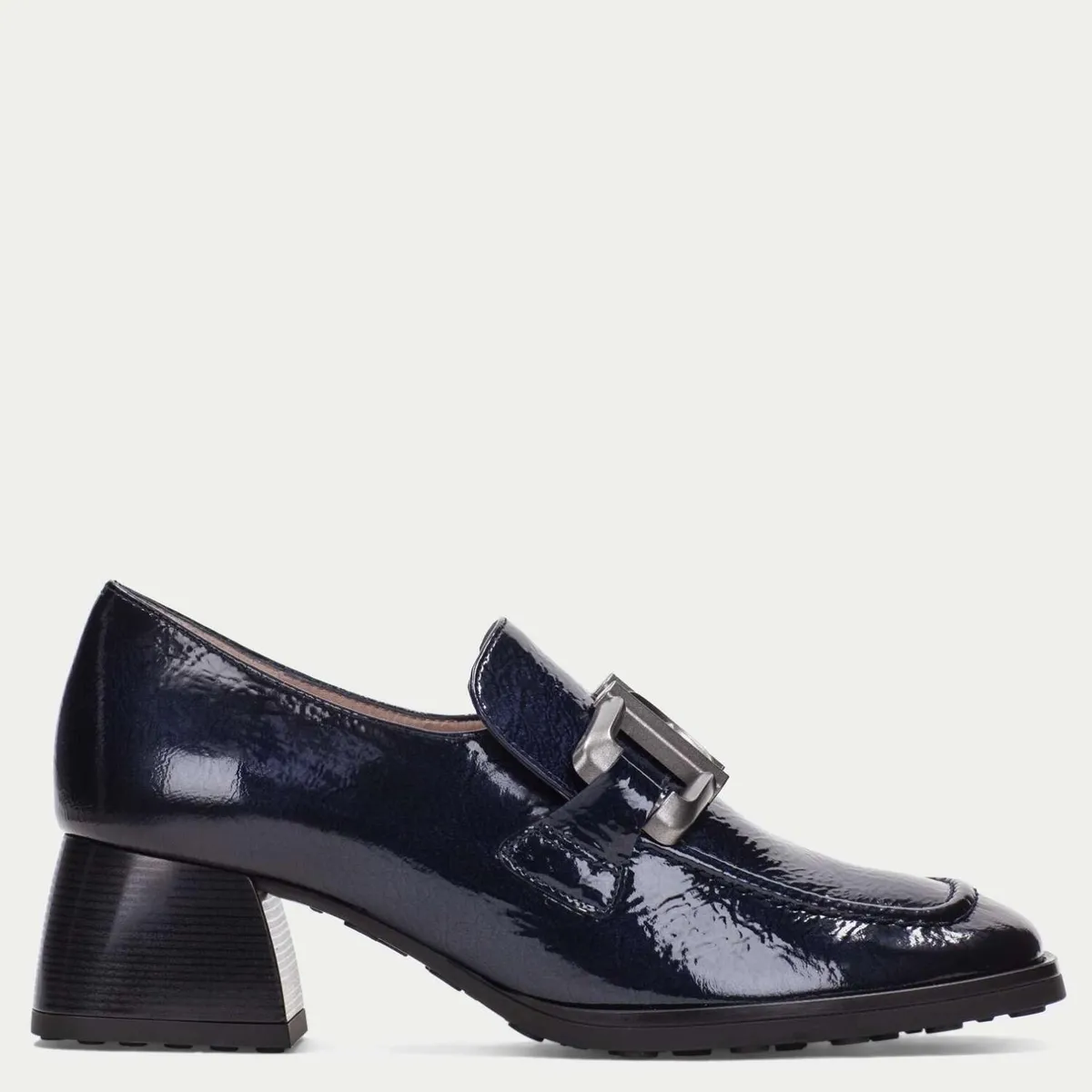 HISPANITAS - Zapato Casual Mujer Cuero Azul Hispanitas