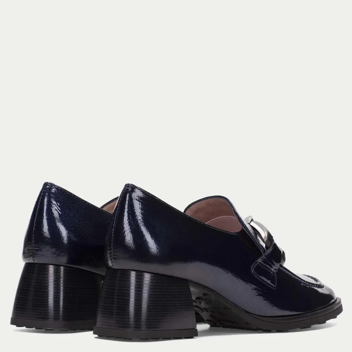 HISPANITAS - Zapato Casual Mujer Cuero Azul Hispanitas
