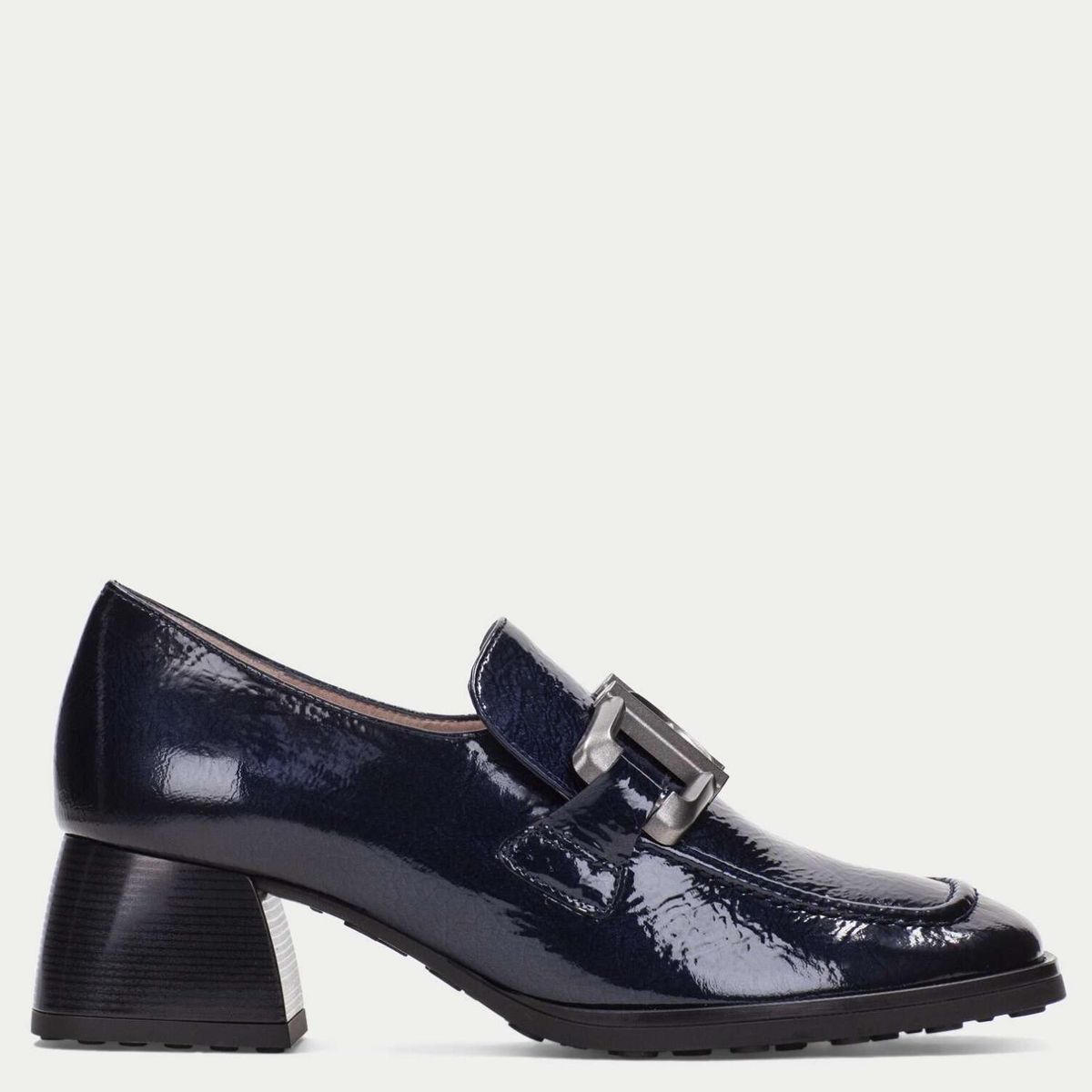 HISPANITAS - Zapato Casual Mujer Cuero Azul Hispanitas