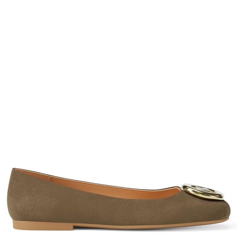 MICHAEL KORS Ballerina Mujer Cuero Café