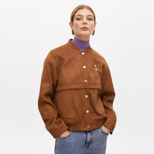 LOLA CASADEMUNT - Chaqueta Bomber Detalle Bolsillos Mujer