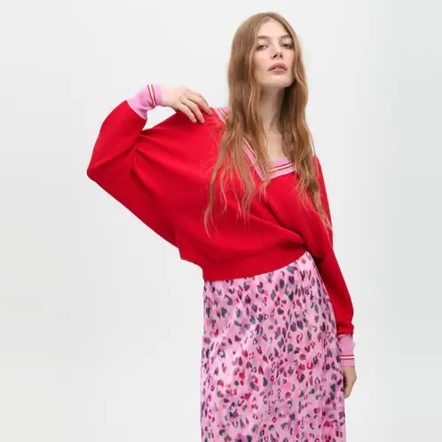 LOLA CASADEMUNT - Chaleco Cuello en V Mujer