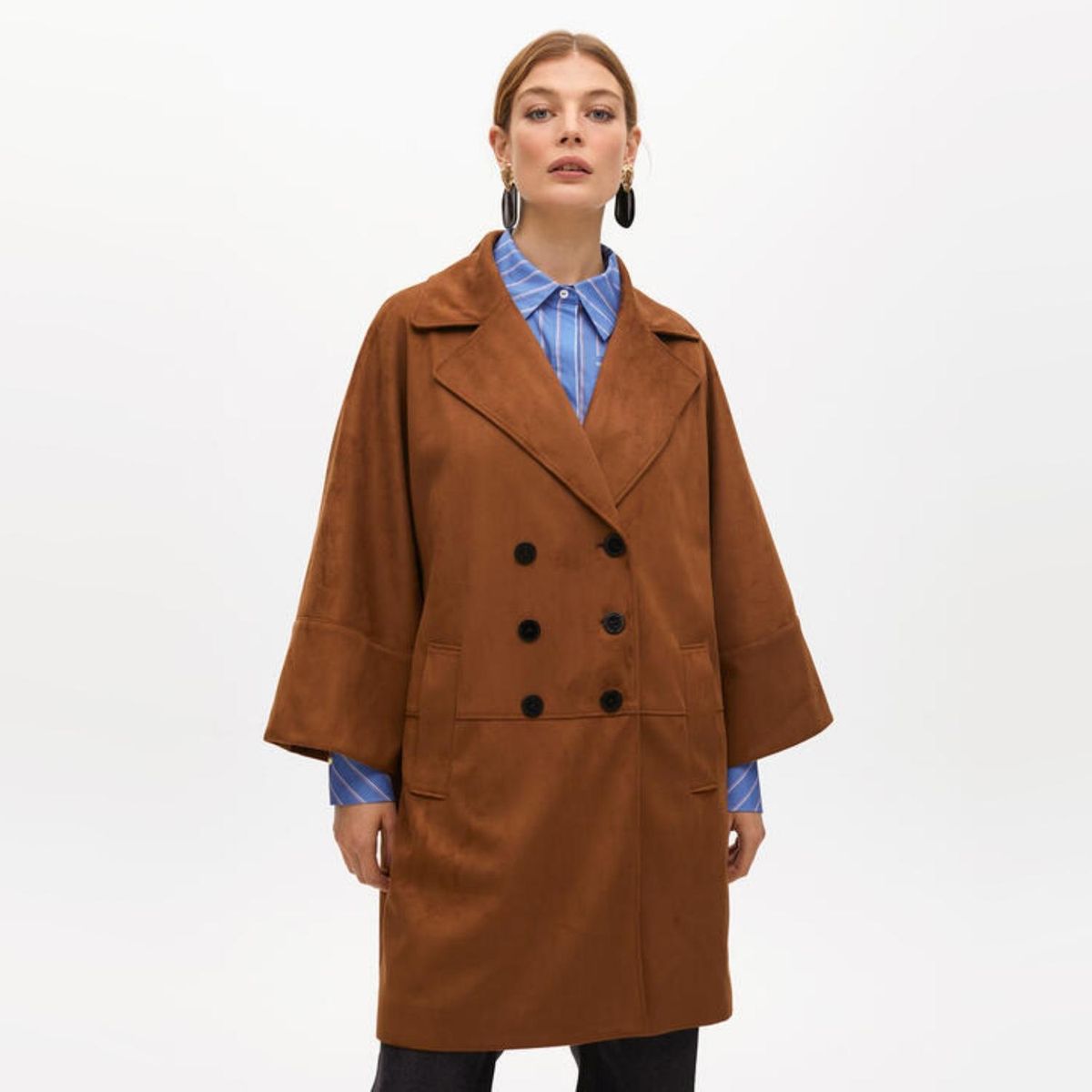 LOLA CASADEMUNT - Chaqueta Antelina Oversize Mujer Lola Casademunt