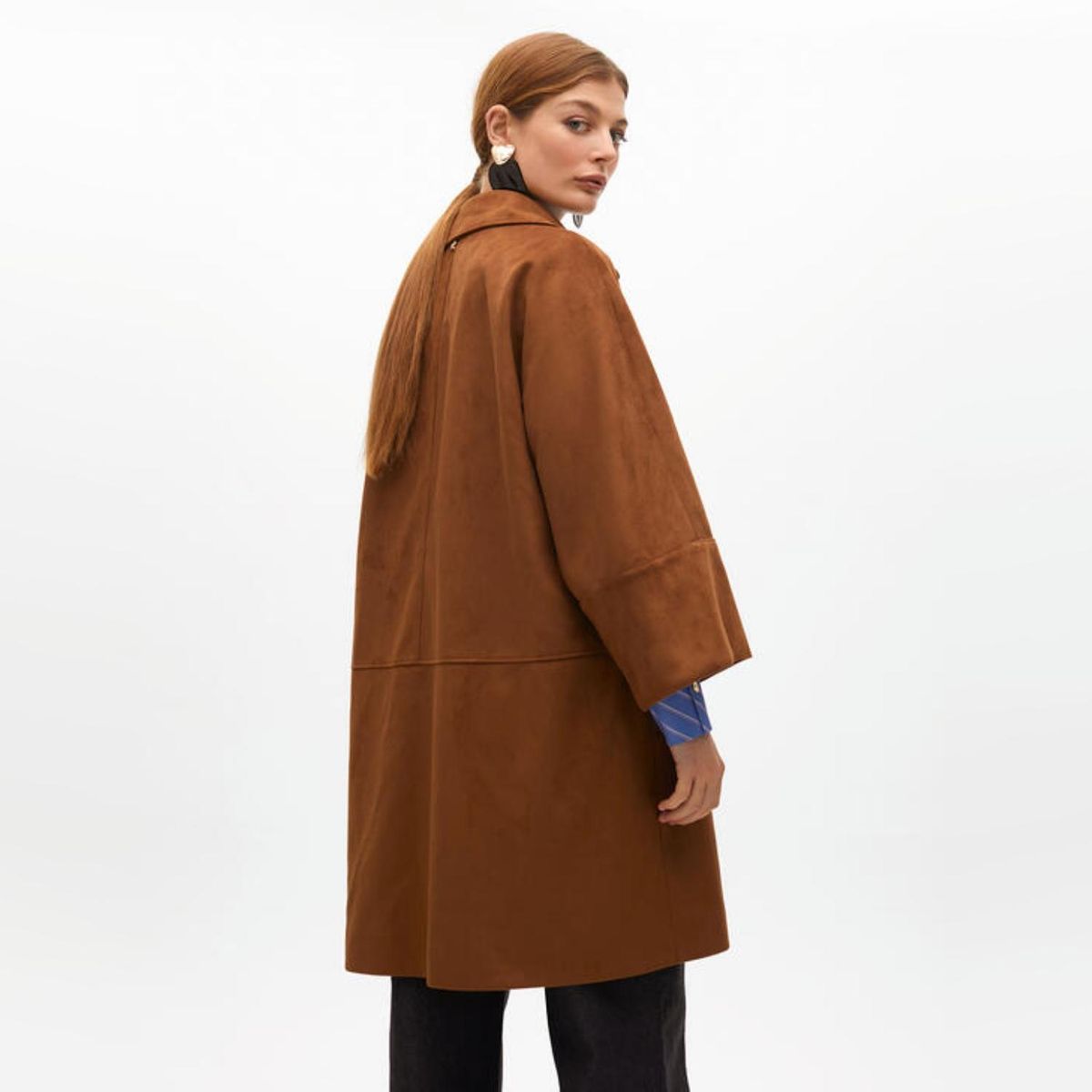 LOLA CASADEMUNT - Chaqueta Antelina Oversize Mujer Lola Casademunt