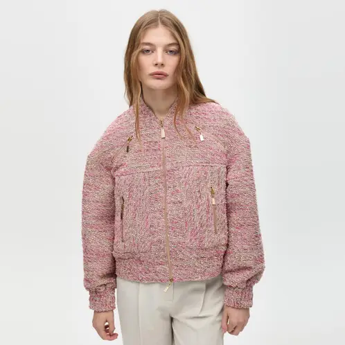 LOLA CASADEMUNT - Cazadora Bomber Tweed Mujer
