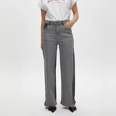 LOLA CASADEMUNT - Pantalón Wideleg Bicolor Mujer