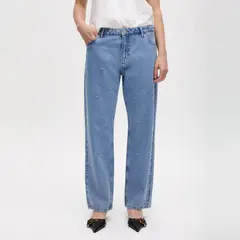 LOLA CASADEMUNT - Pantalón Denim Brillantes Mujer