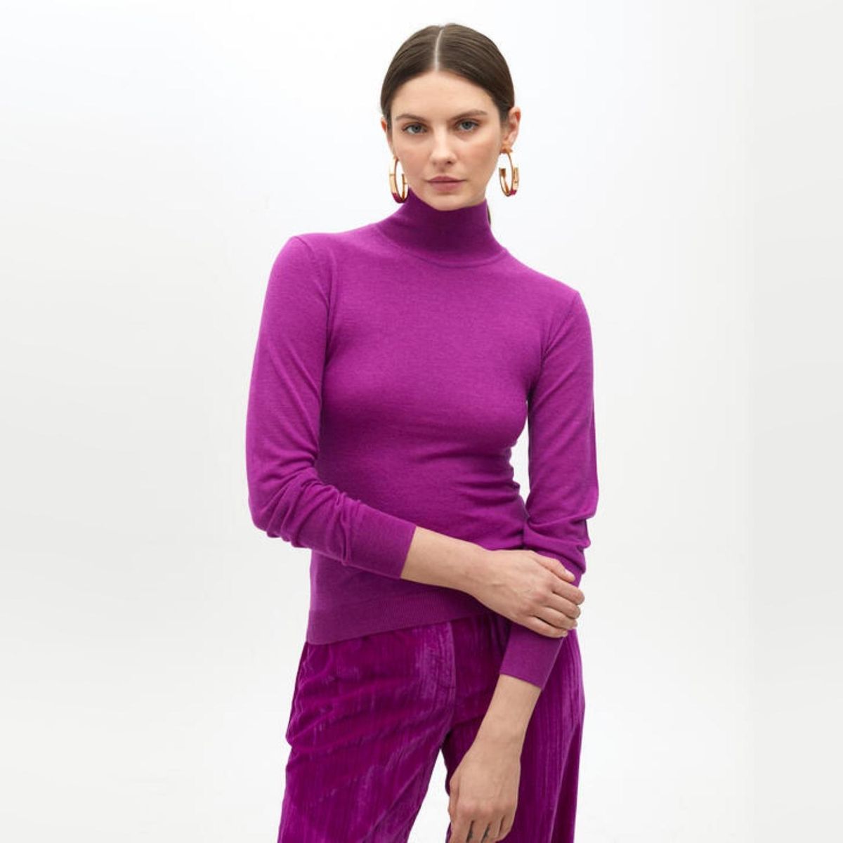 LOLA CASADEMUNT - Chaleco Cuello Alto con Lana Mujer Lola Casademunt