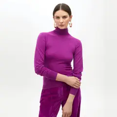 LOLA CASADEMUNT - Chaleco Cuello Alto con Lana Mujer