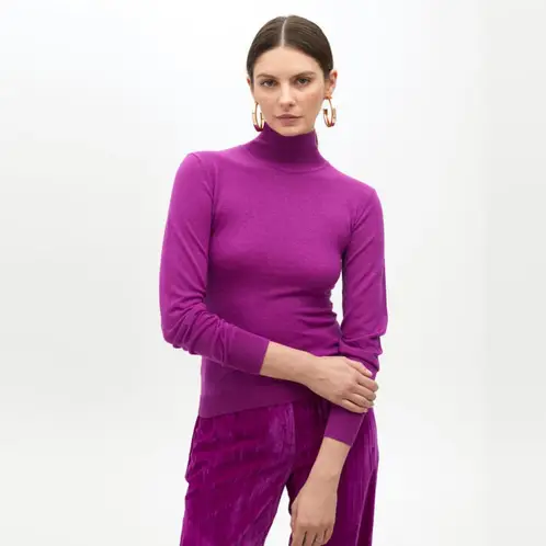 LOLA CASADEMUNT - Chaleco Cuello Alto con Lana Mujer