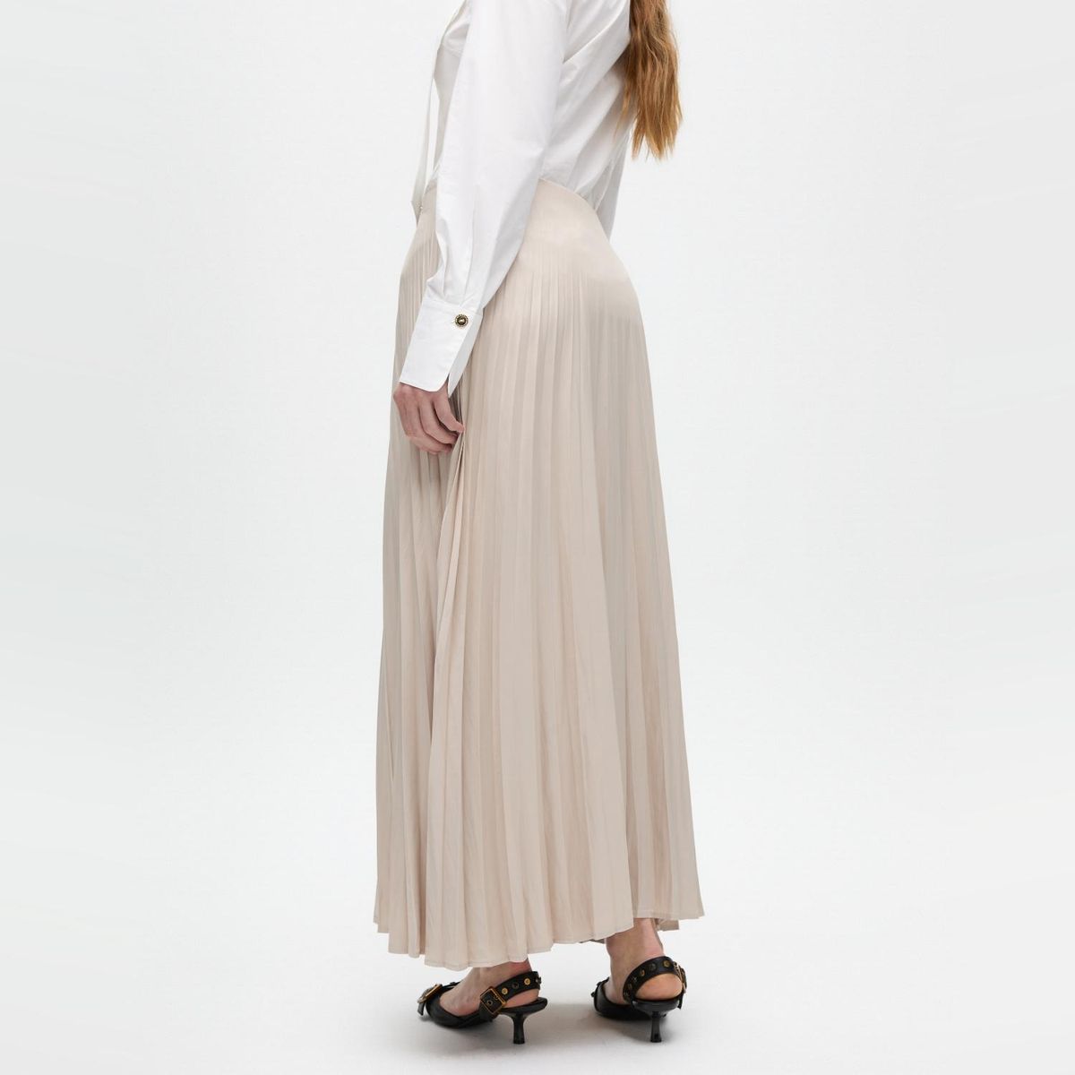 LOLA CASADEMUNT - Falda Plisada Efecto Encerada Mujer Lola Casademunt