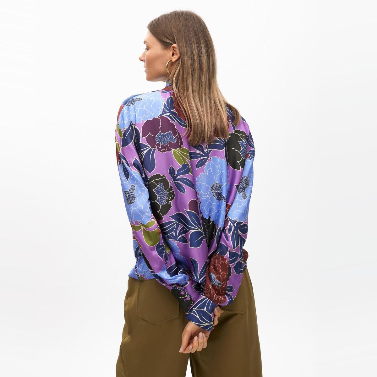 LOLA CASADEMUNT - Blusa Estampada con Lazo Mujer Lola Casademunt