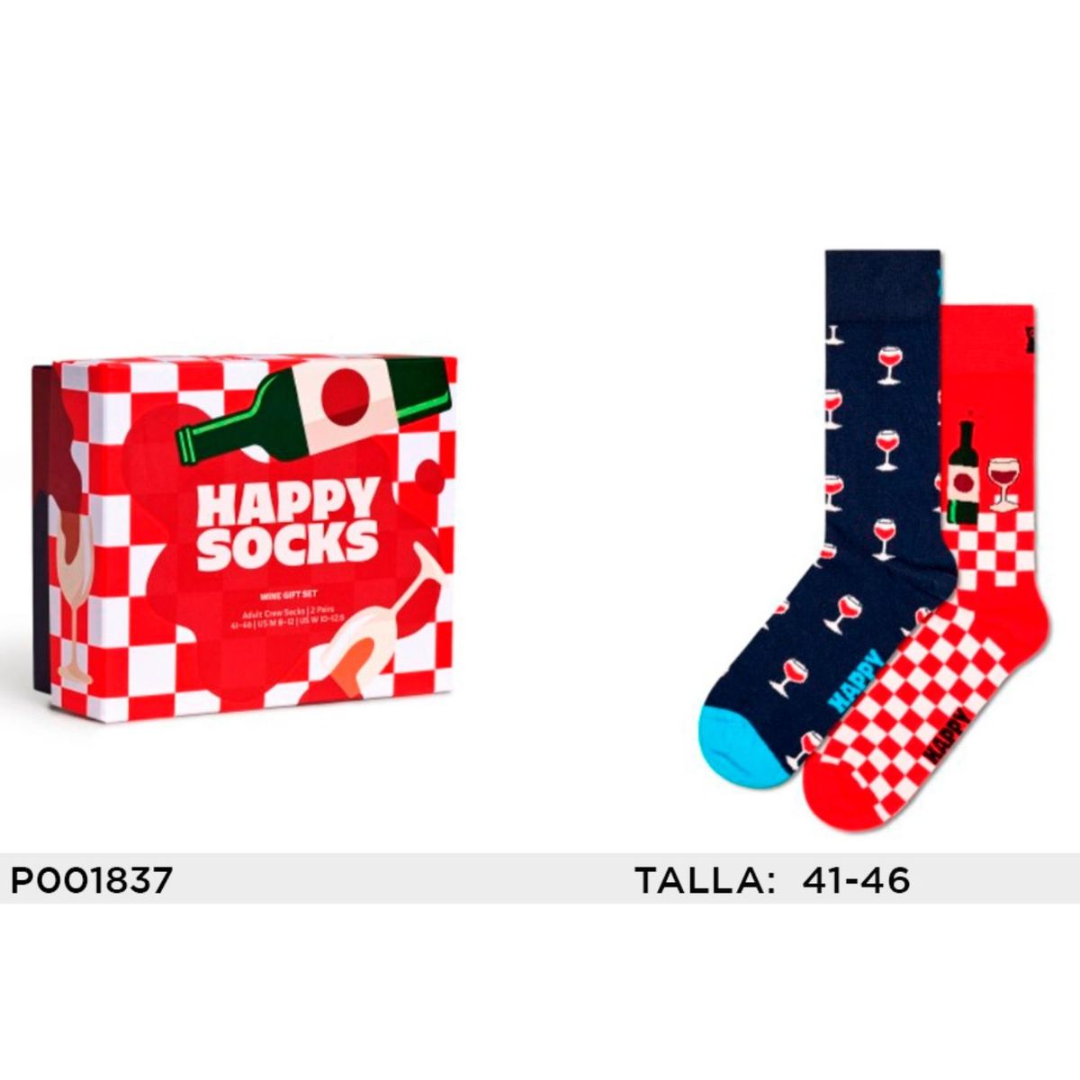 HAPPY SOCKS - Pack 2 Calcetines Algodón Happy Socks