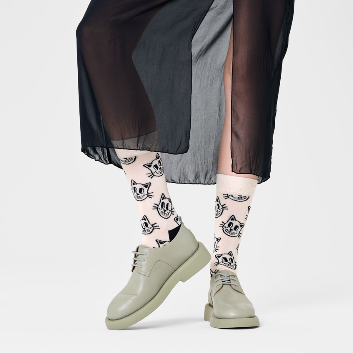 HAPPY SOCKS - Calcetín Algodón Cat Hombre Happy Socks