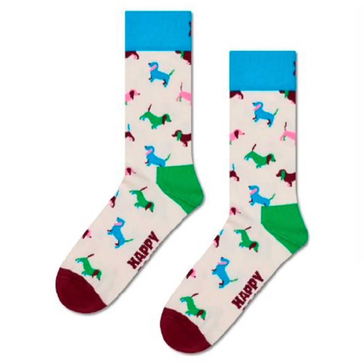 HAPPY SOCKS - Calcetín Algodón Puppy Love Hombre Happy Socks