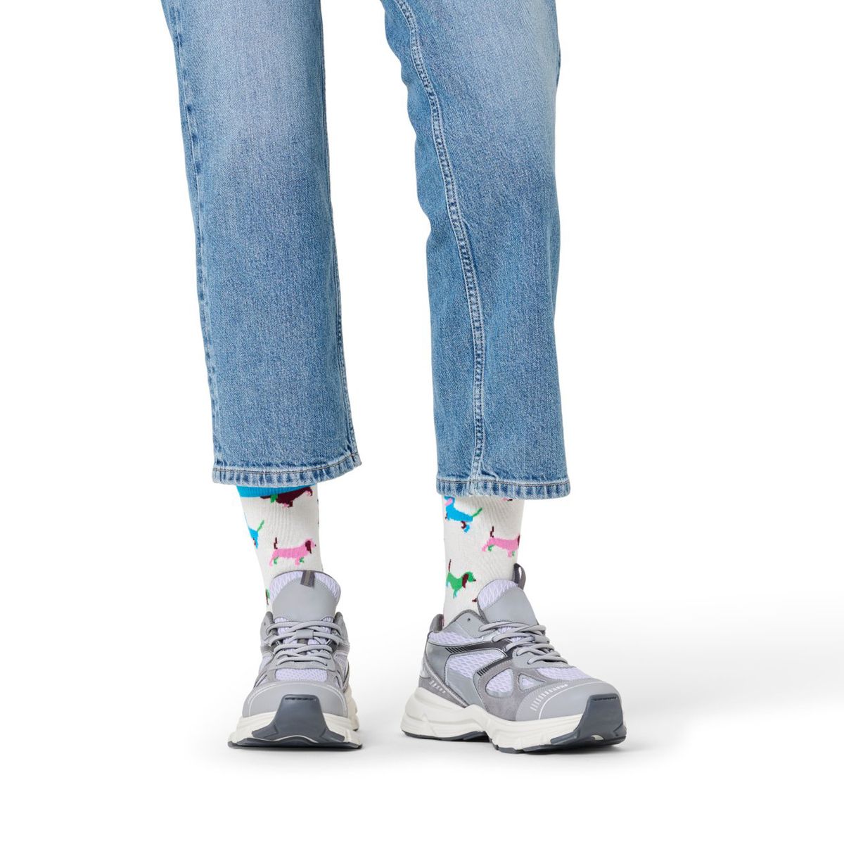 HAPPY SOCKS - Calcetín Algodón Puppy Love Hombre Happy Socks