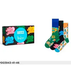 HAPPY SOCKS - Pack 3 Calcetines Algodón The Beatles