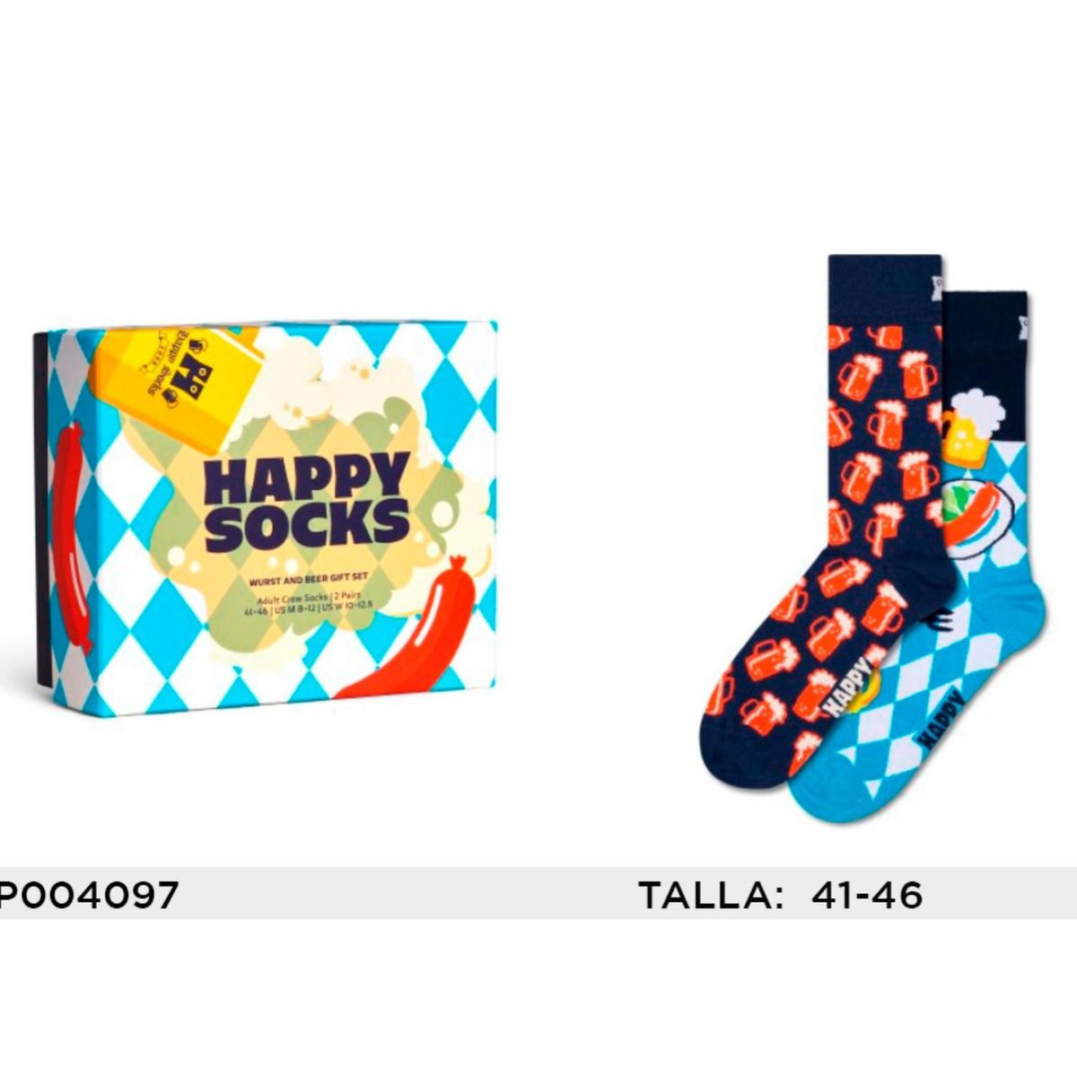 HAPPY SOCKS - Pack 2 Calcetines Algodón Oktoberfest Happy Socks
