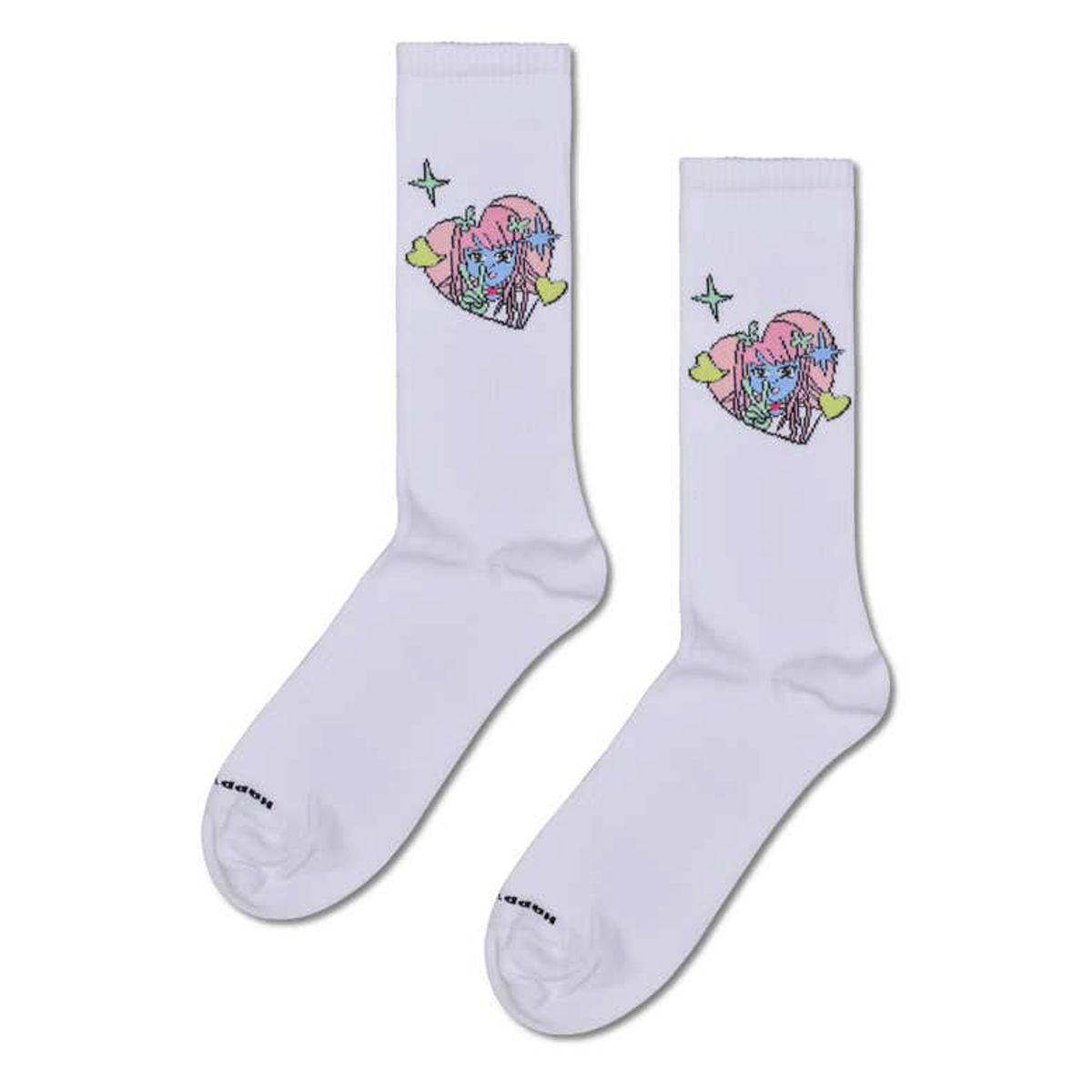 HAPPY SOCKS - Calcetín Algodón Peace Sneaker Hombre Happy Socks
