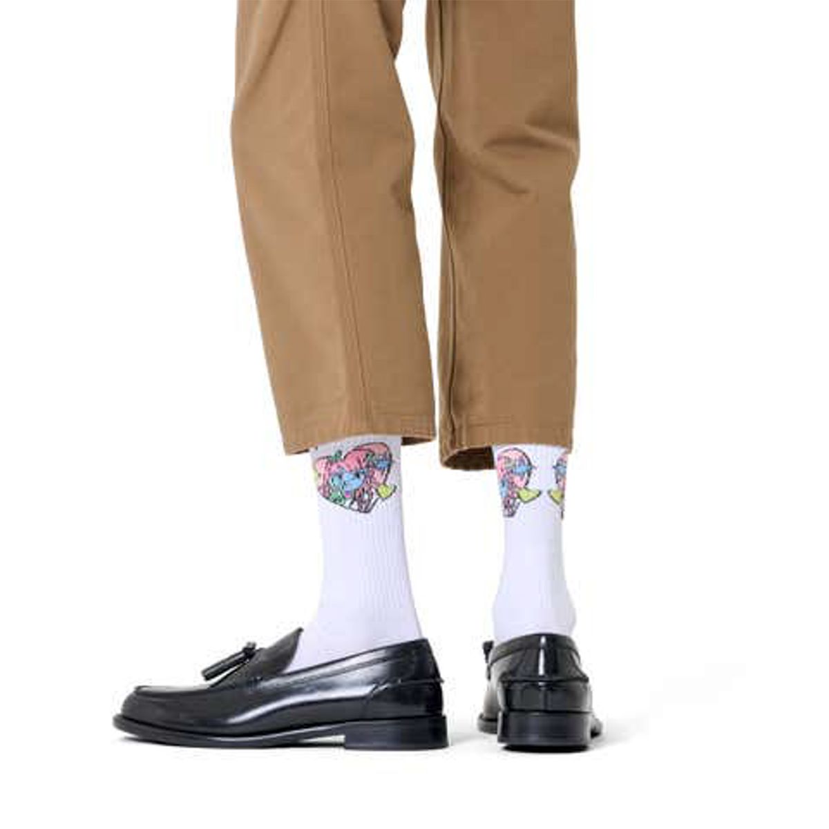 HAPPY SOCKS - Calcetín Algodón Peace Sneaker Hombre Happy Socks