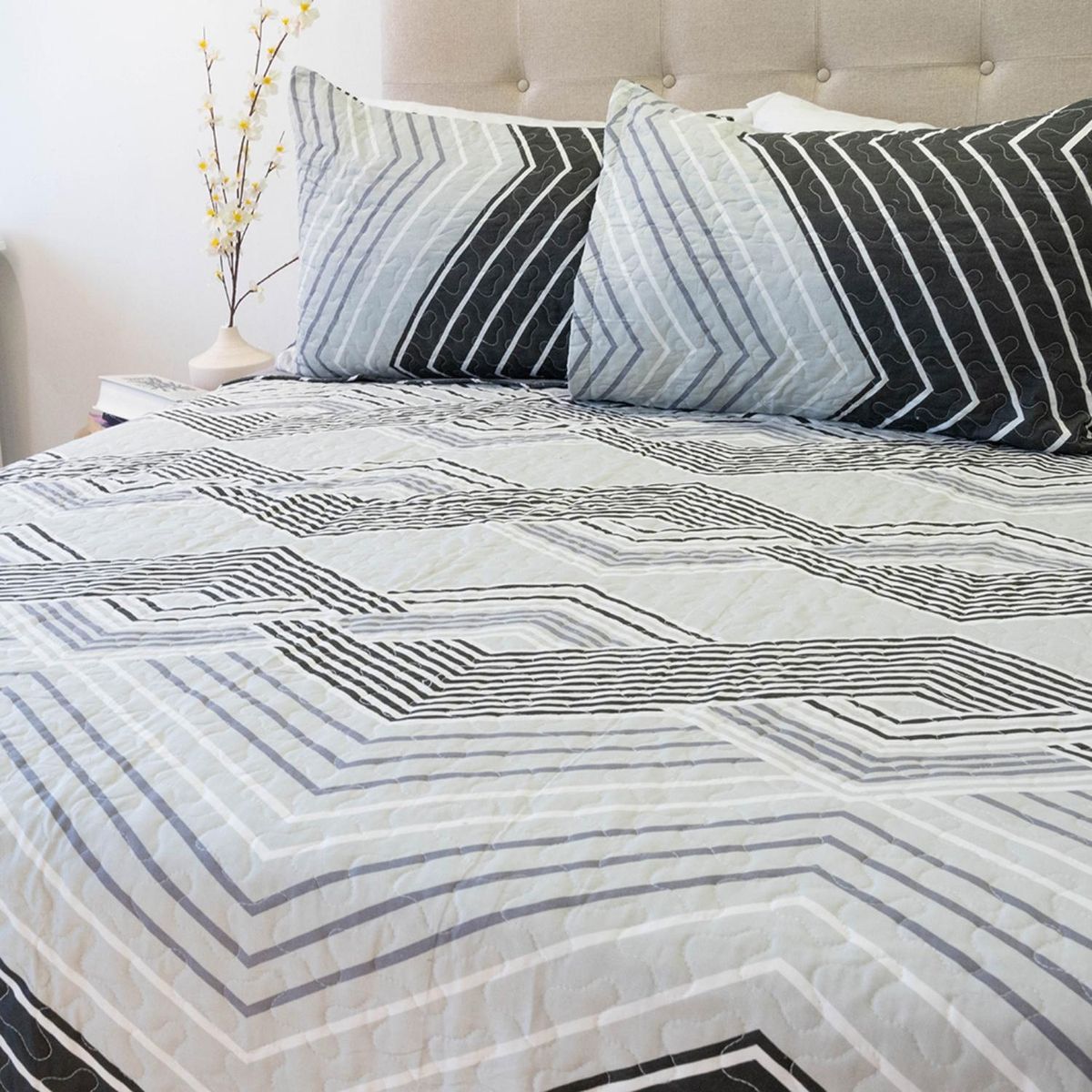 DORAL - Quilt Stitchy Estampado D4 2 Plazas Doral