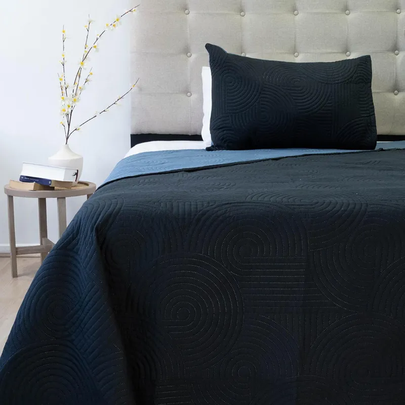 DORAL - Cubrecama Quilt Hotpress Bicolor Doral