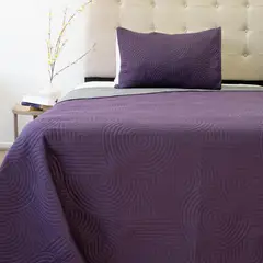 DORAL - Cubrecama Quilt Hotpress Bicolor