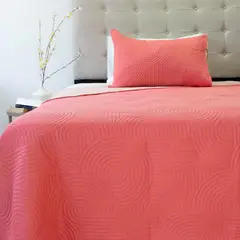 DORAL - Cubrecama Quilt Hotpress Bicolor