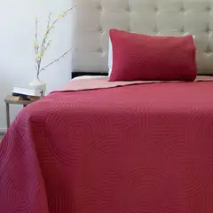 DORAL - Cubrecama Quilt Hotpress Bicolor