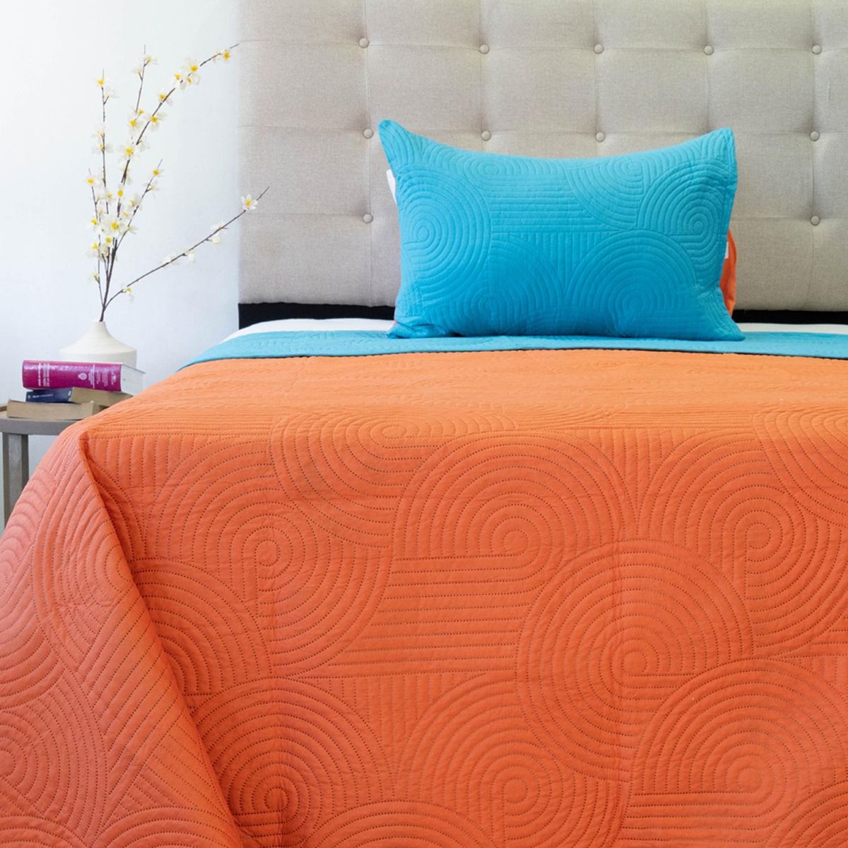 DORAL - Cubrecama Quilt Bicolor Origins Doral