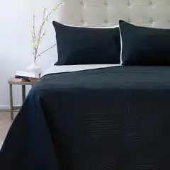 DORAL - Cubrecama Quilt Hotpress Bicolor