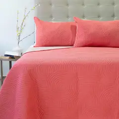 DORAL - Cubrecama Quilt Hotpress Bicolor