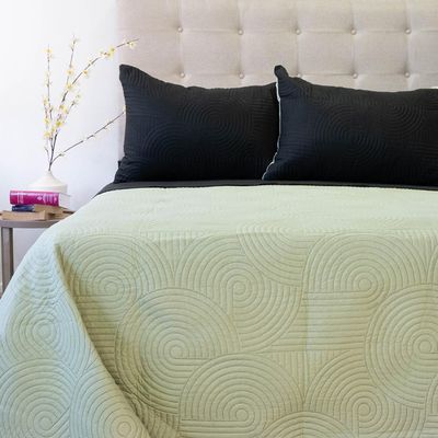 Imagen 2 del producto Quilt Bicolor Origins 2 Plazas Ne/Ve