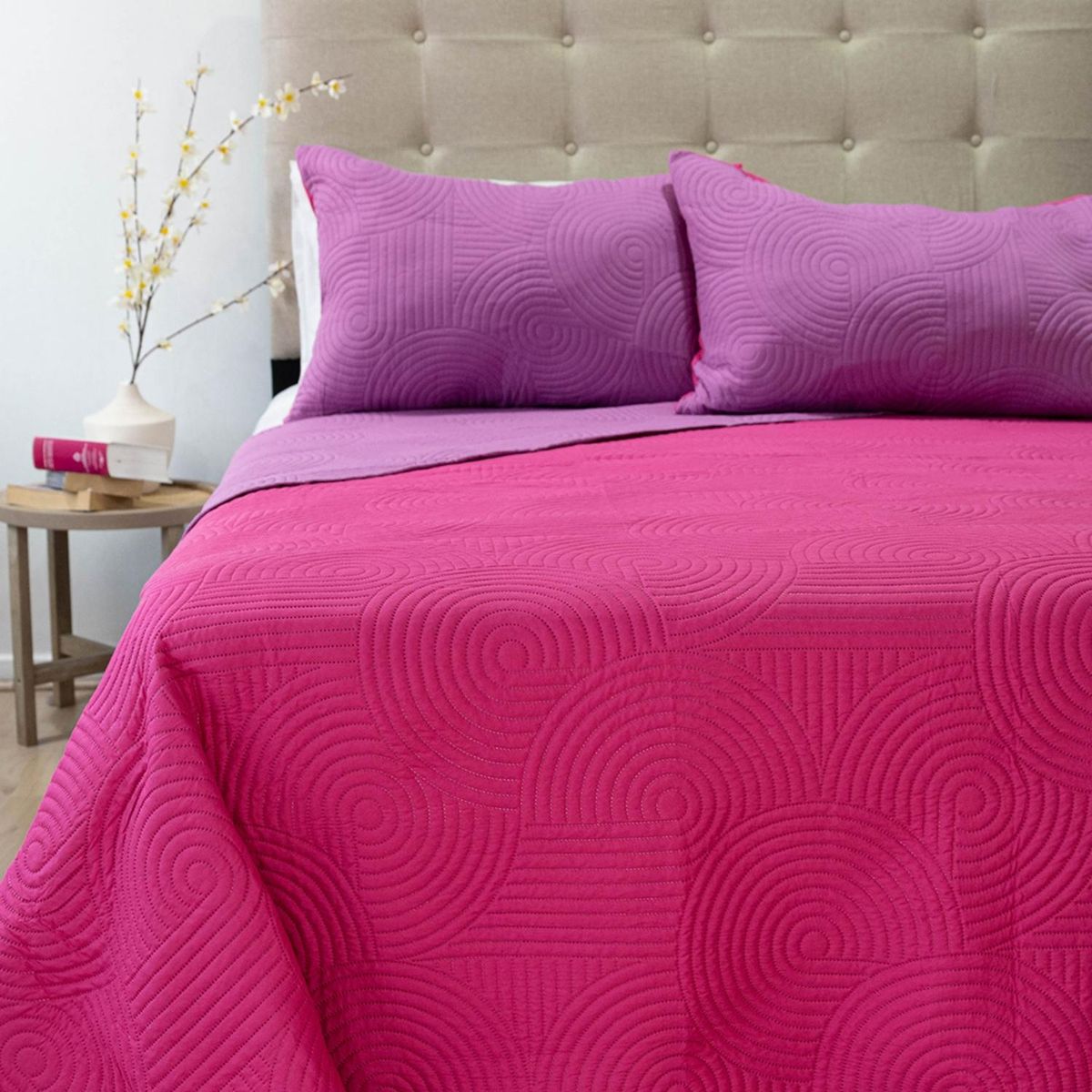 DORAL - Cubrecama Quilt Bicolor Origins Doral