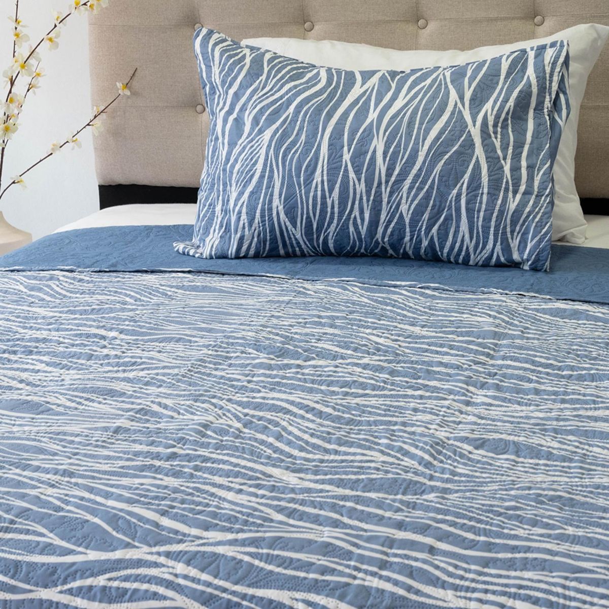 DORAL - Quilt Hotpress Estampado Origins D1 1.5 Plazas Doral