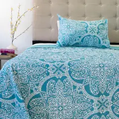 DORAL - Cubrecama Quilt Estampado D2