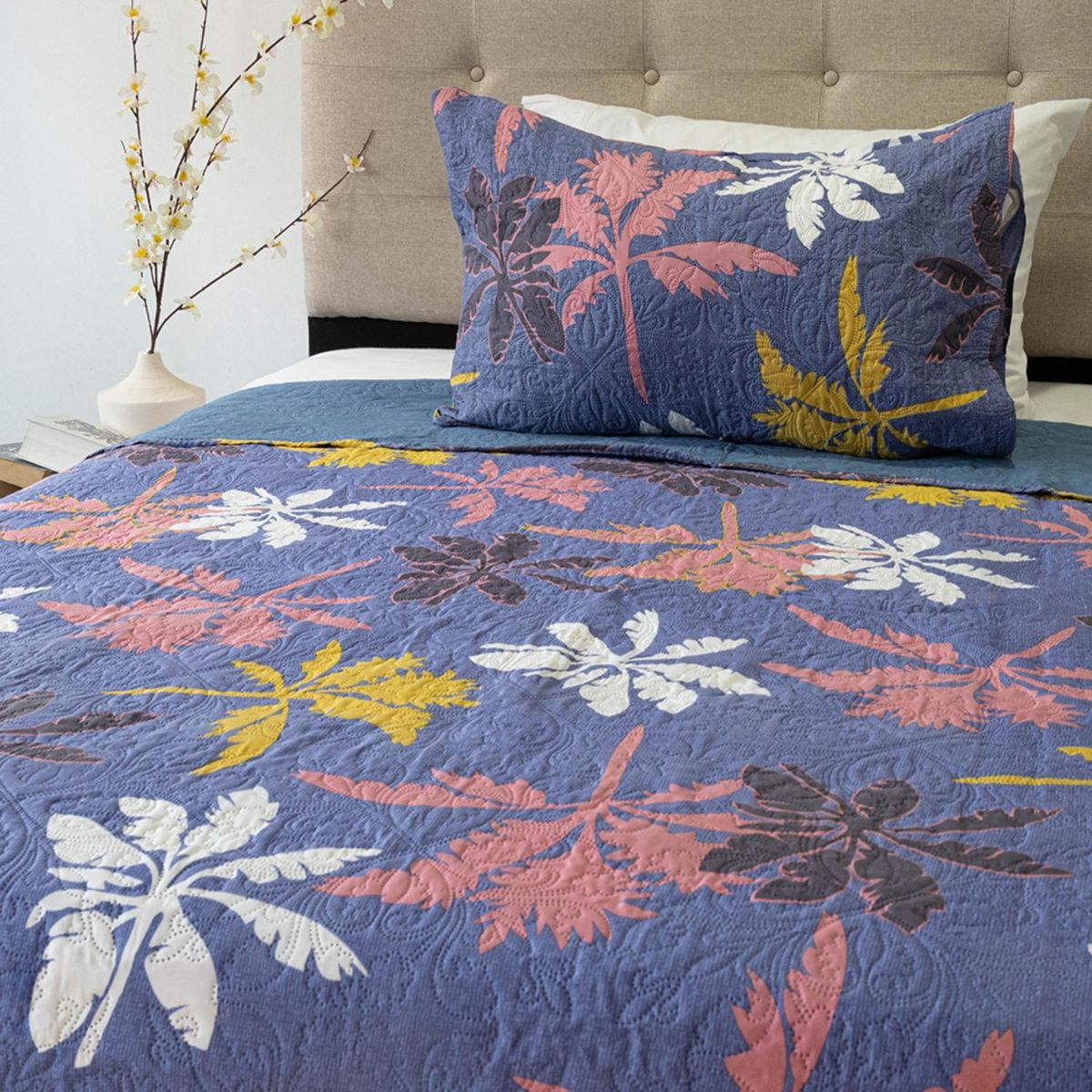 DORAL - Cubrecama Quilt Estampado D10 Doral