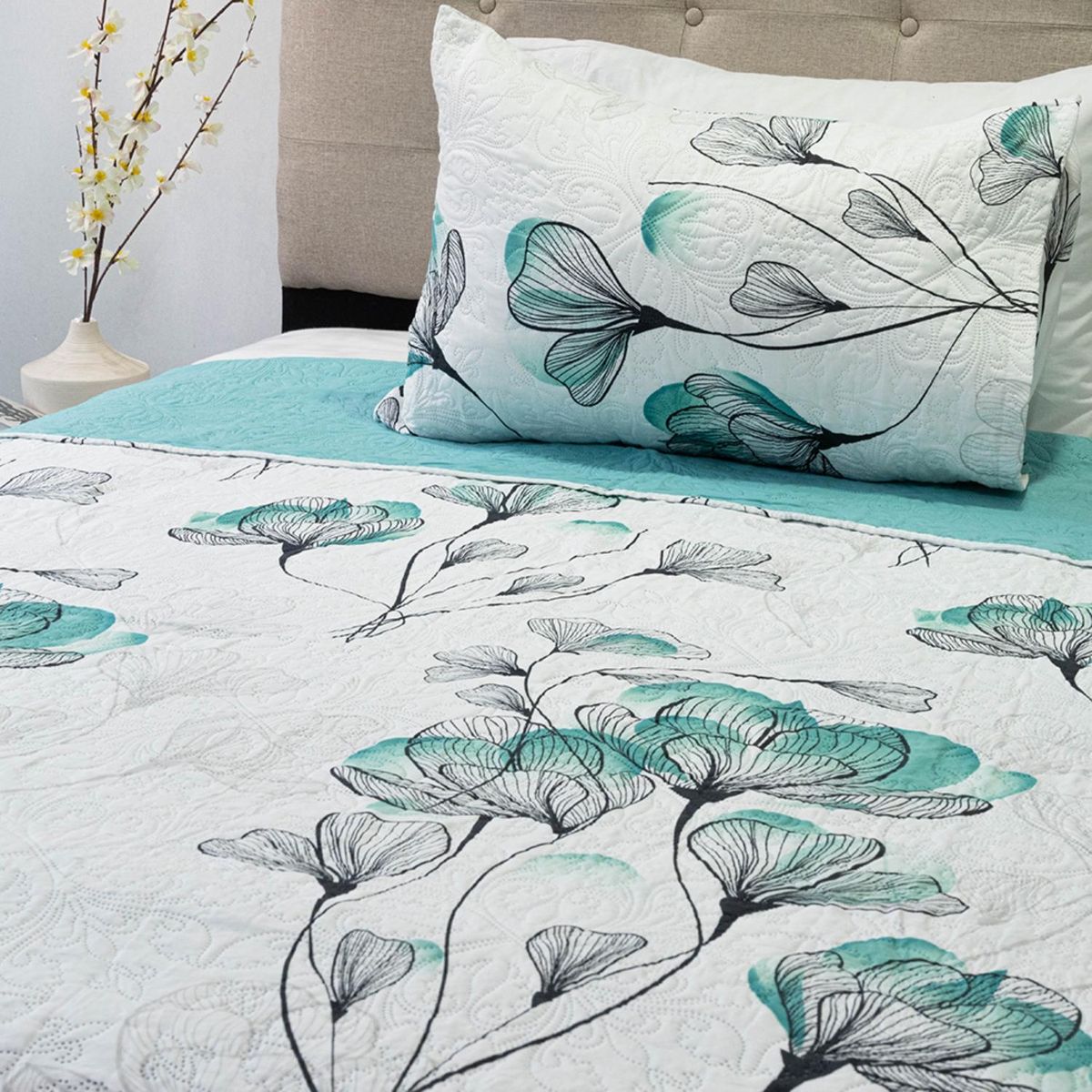 DORAL - Cubrecama Quilt Estampado D11 Doral