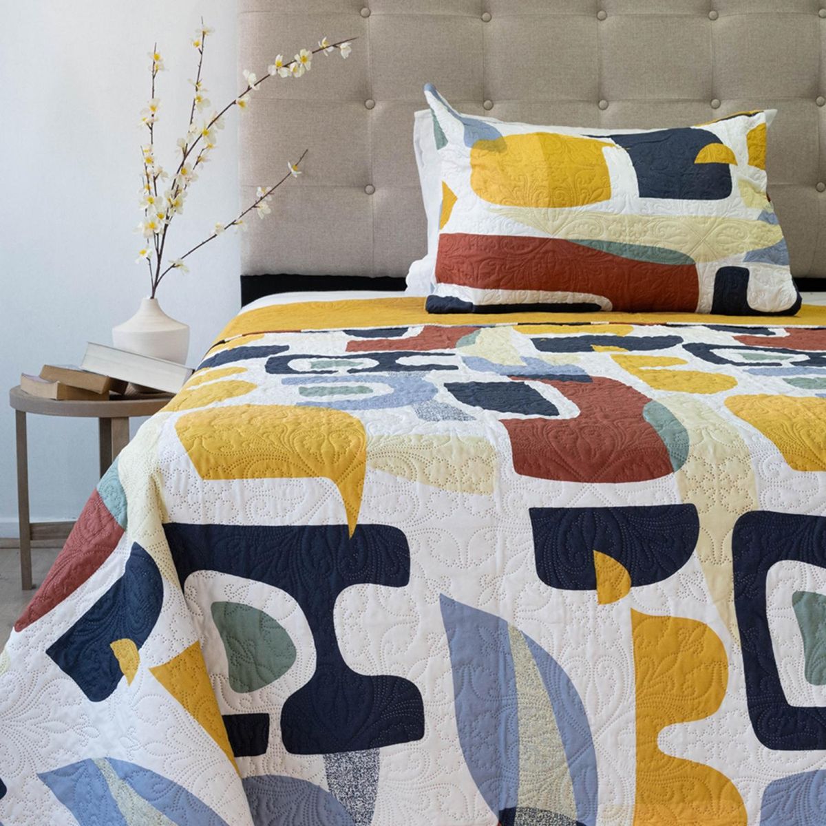 DORAL - Quilt Hotpress Estampado Origins D16 1.5 Plazas Doral
