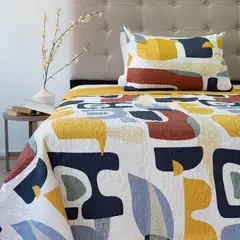 DORAL - Quilt Hotpress Estampado Origins D16 1.5 Plazas