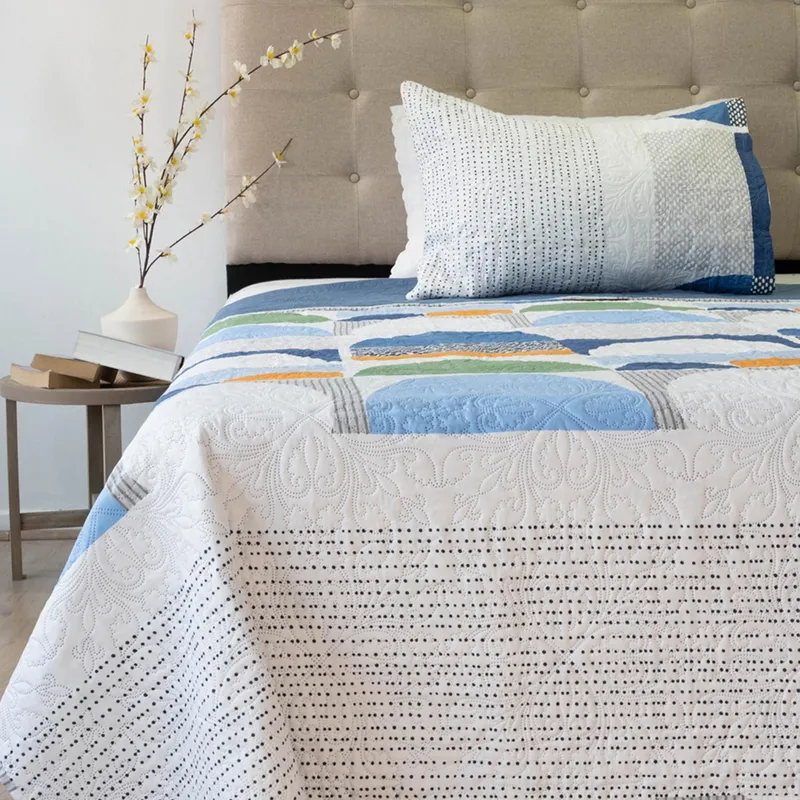 DORAL - Quilt Hotpress Estampado Origins D18 1.5 Plazas Doral