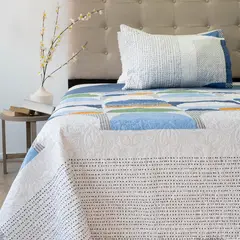 DORAL - Cubrecama Quilt Estampado D18