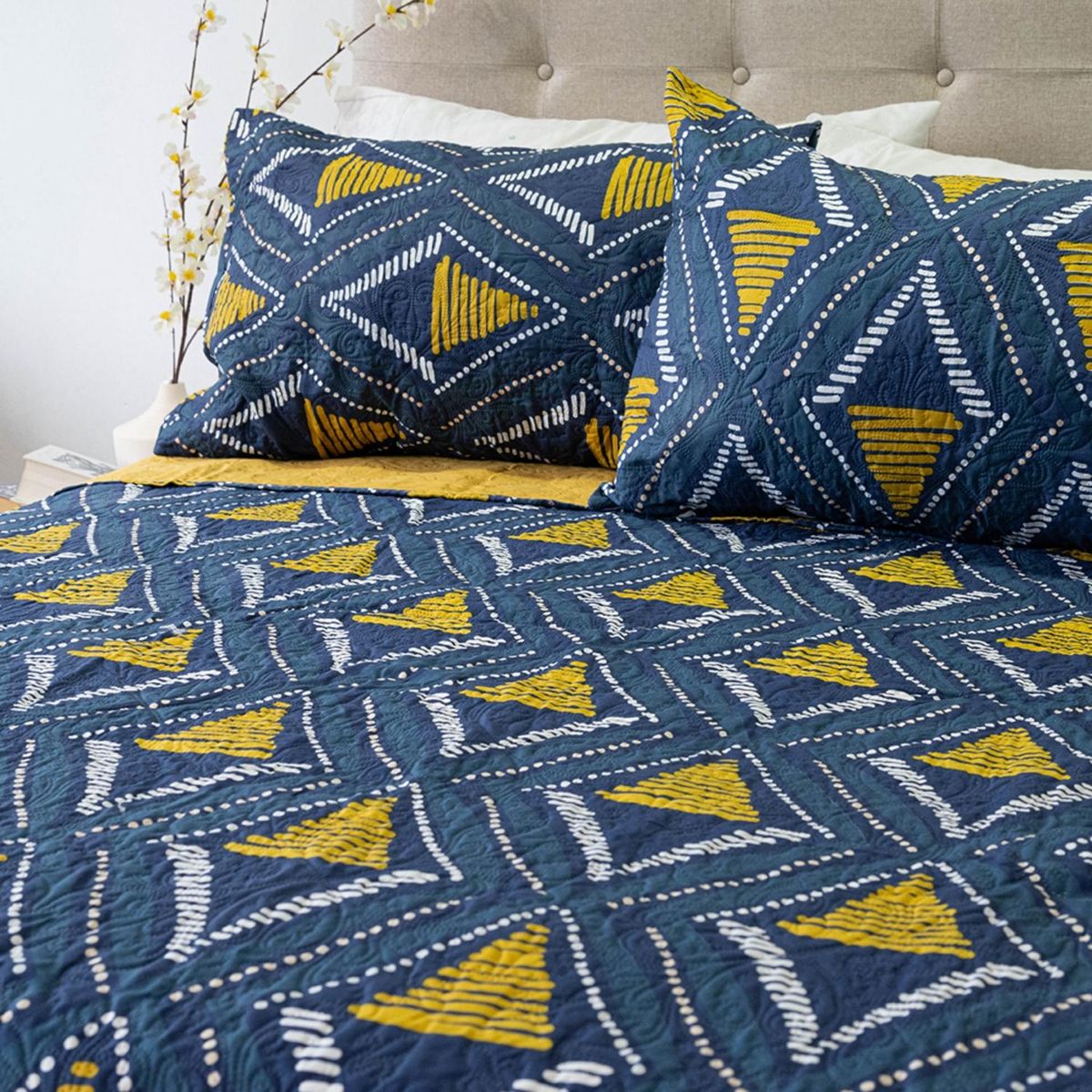 DORAL - Quilt Hotpress Estampado Origins D6 2 Plazas Doral