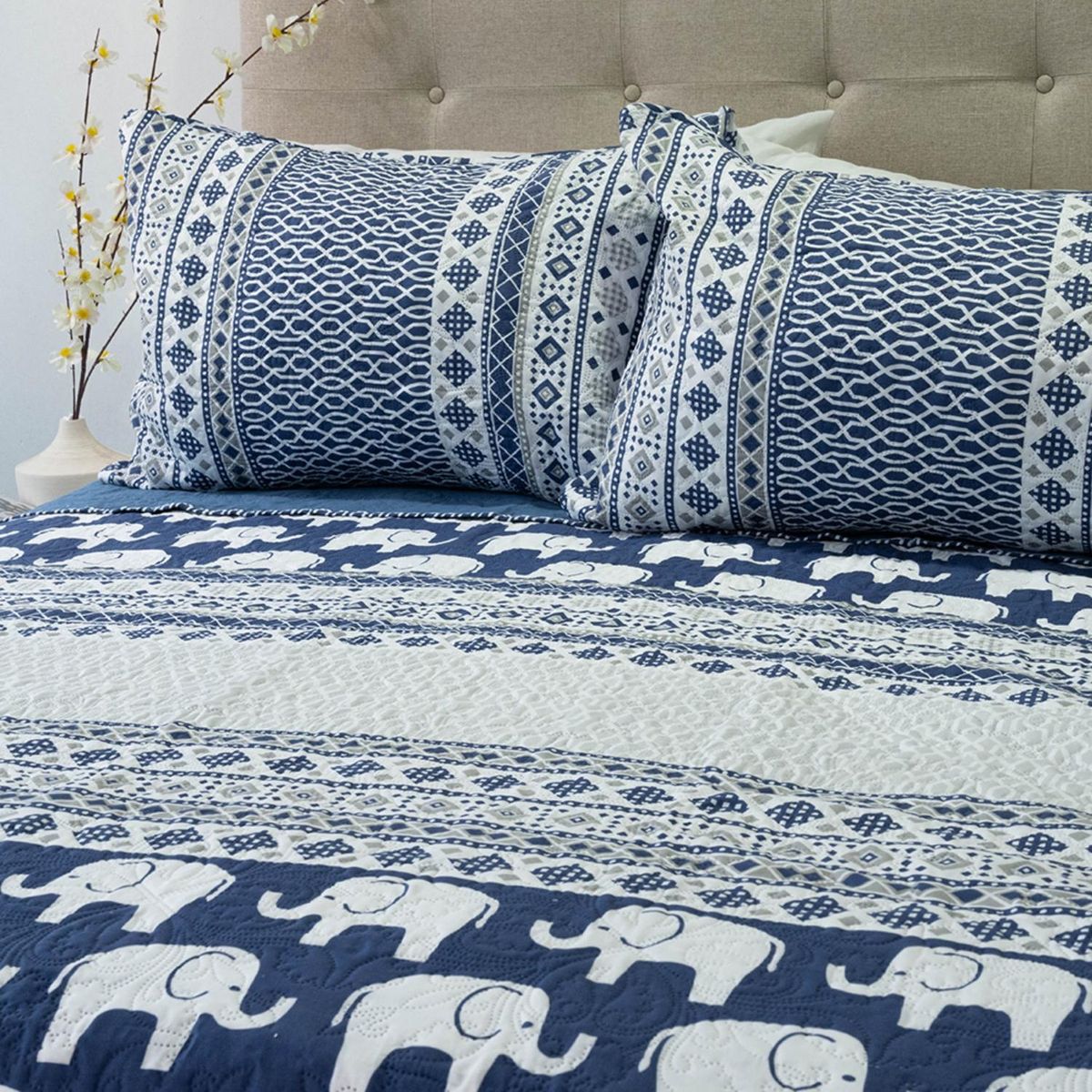 DORAL - Quilt Hotpress Estampado Origins D9 2 Plazas Doral