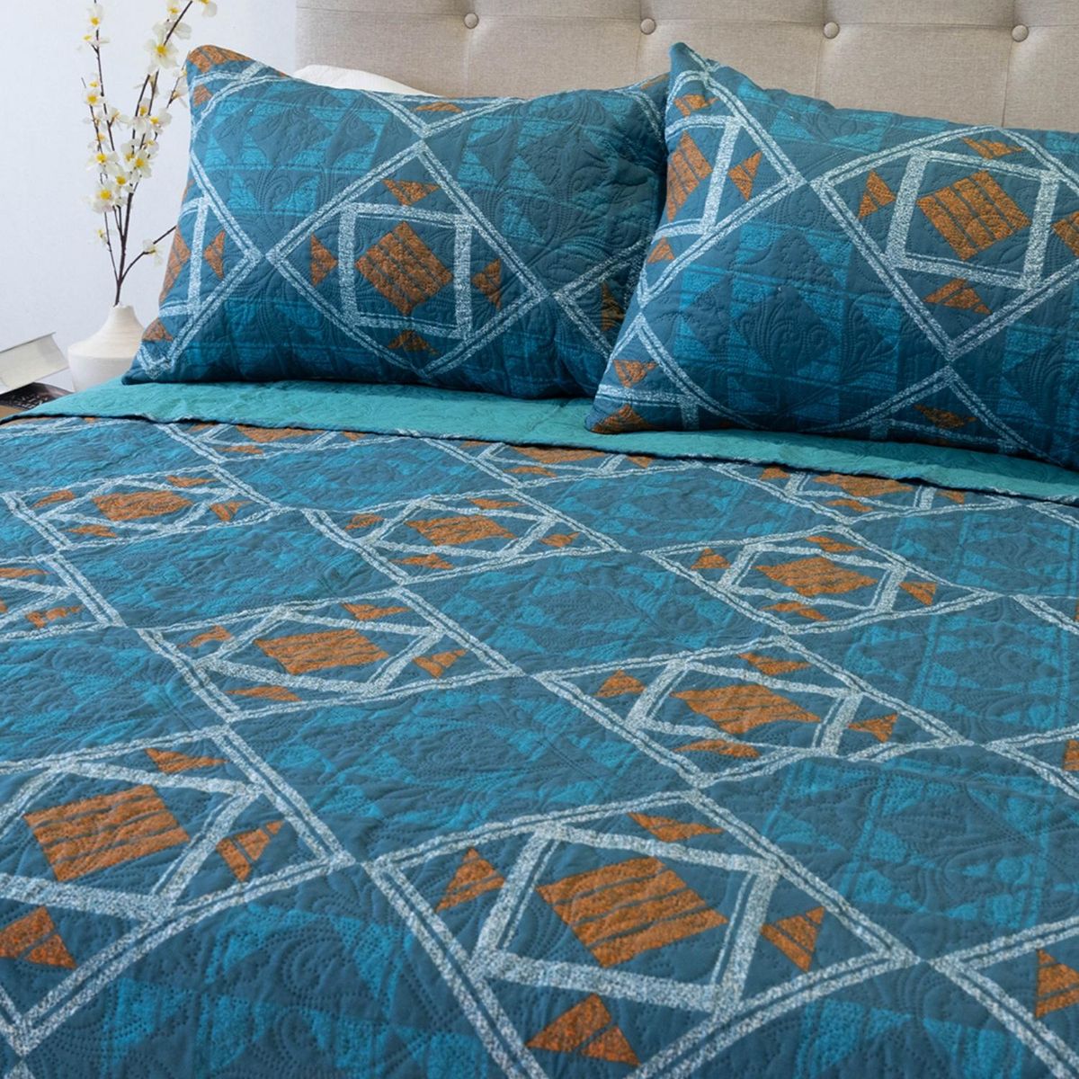 DORAL - Quilt Hotpress Estampado Origins D8 2.5 Plazas Doral