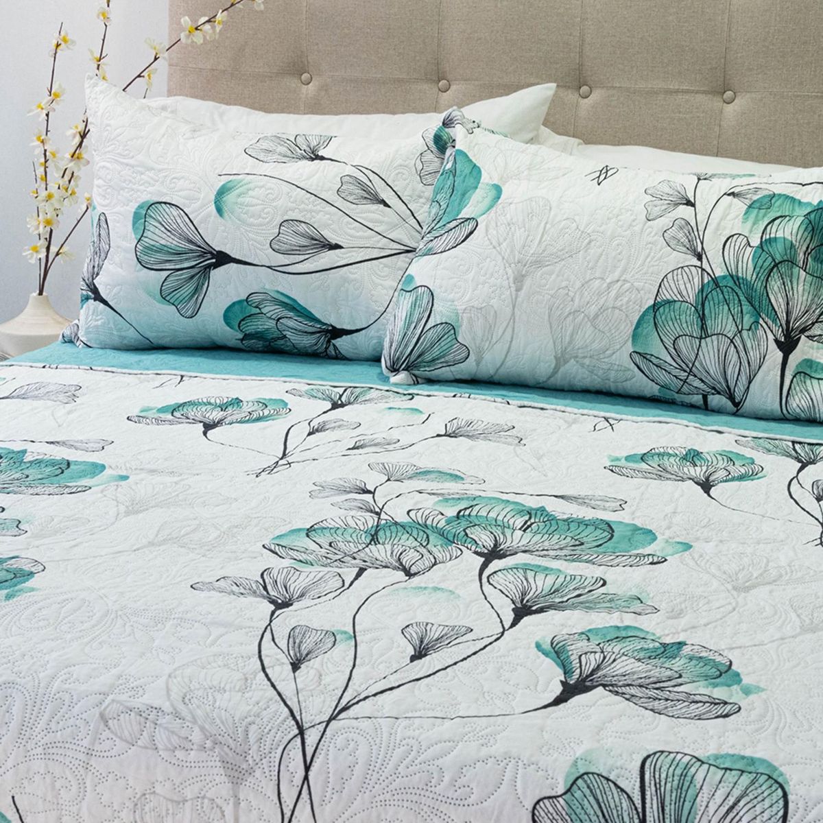 DORAL - Cubrecama Quilt Estampado D11 Doral