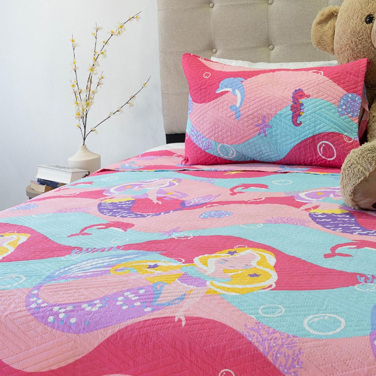 DORAL - Cubrecama Quilt Infantil Estampado Doral